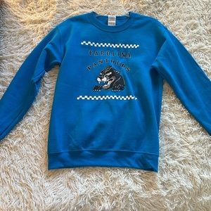 Retro Carolina Panthers Sweat shirt. Hardly worn. Size small